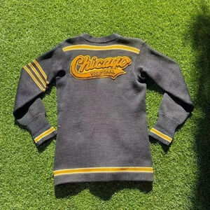 VTG 50’s Englewood Mills Chicago Wool Cardigan